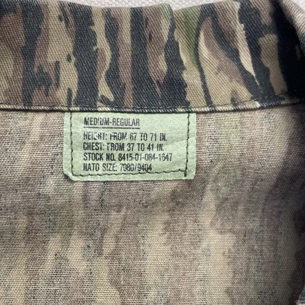 Vintage Military Jacket Mens M Reg Realtree Camo Combat Coat Tactical Field 90s